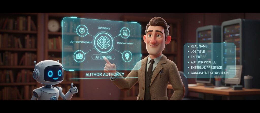 Author Authority How to Become a Source AI Engines Trust Anonymous content does not get cited as often as content from a named expert